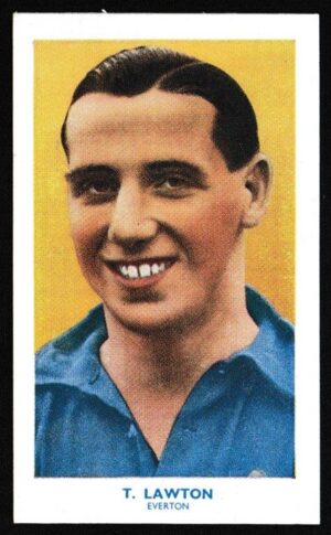 Hill (R&J) - 'Famous Footballers (Hy. Archer) Card #37 - Thomas Lawton (Everton)