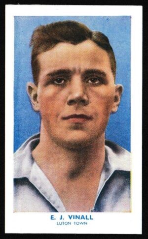 Hill (R&J) - 'Famous Footballers (Hy. Archer) Card #39 - Edward Vinall (Luton Town)