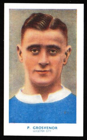 Hill (R&J) - 'Famous Footballers (Hy. Archer) Card #4 - Percy Grosvenor (Leicester City)
