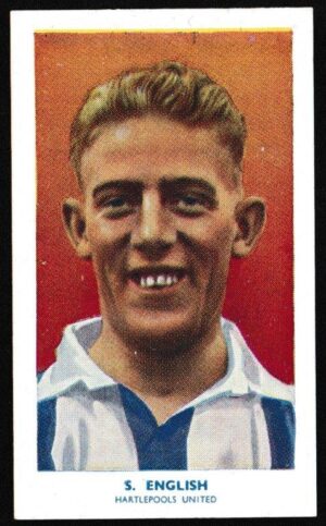 Hill (R&J) - 'Famous Footballers (51-75) Card #53 - S. English (Hartlepool Utd)