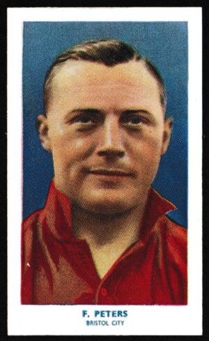 Hill (R&J) - 'Famous Footballers (51-75) Card #57 - F. Peters (Bristol City)