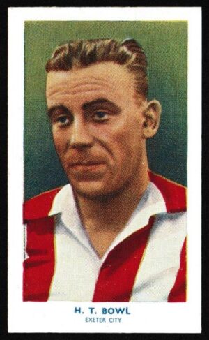 Hill (R&J) - 'Famous Footballers (51-75) Card #59 - H.T. Bowl (Exeter City)