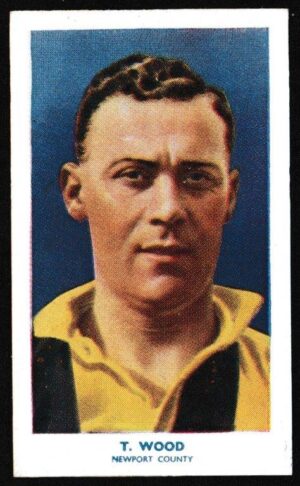 Hill (R&J) - 'Famous Footballers (51-75) Card #61 - T. Wood (Newport County)