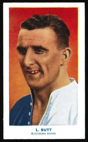 Hill (R&J) - 'Famous Footballers (51-75) Card #68 - L. Butt (Blackburn Rovers)