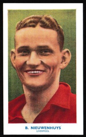 Hill (R&J) - 'Famous Footballers (Hy. Archer) Card #8 - Berry Nieuwenhuys (Liverpool)