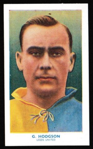 Hill (R&J) - 'Famous Footballers (Shoreditch Add) Card #13 - Gordon Hodson (Leeds United)
