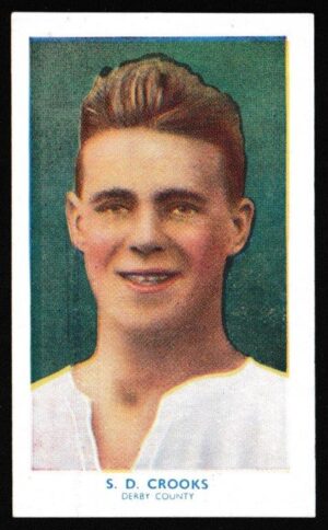 Hill (R&J) - 'Famous Footballers (Shoreditch Add) Card #2 - Samuel Crooks (Derby County)