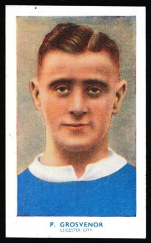 Hill (R&J) - 'Famous Footballers (Shoreditch Add) Card #4 - Percy Grosvenor (Leicester City)