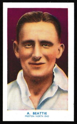 Hill (R&J) - 'Famous Footballers (Shoreditch Add) Card #44 - Andrew Beattie (Preston North End)