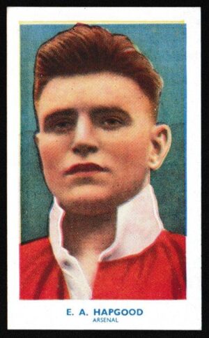 Hill (R&J) - 'Famous Footballers (Shoreditch Add) Card #6 - Edris Hapgood (Arsenal)