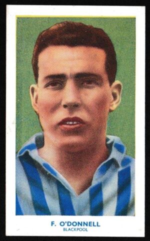Hill (R&J) - 'Famous Footballers (Shoreditch Add) Card #7 - Frank O'Donnell (Aston Villa)