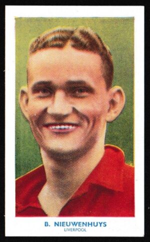 Hill (R&J) - 'Famous Footballers (Shoreditch Add) Card #8 - Berry Nieuwenhuys (Liverpool)