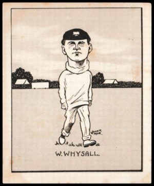 Hill (R&J) - 'Caricatures of Famous Cricketers (L) - Card #31 - W.W. Whysall (Notts)