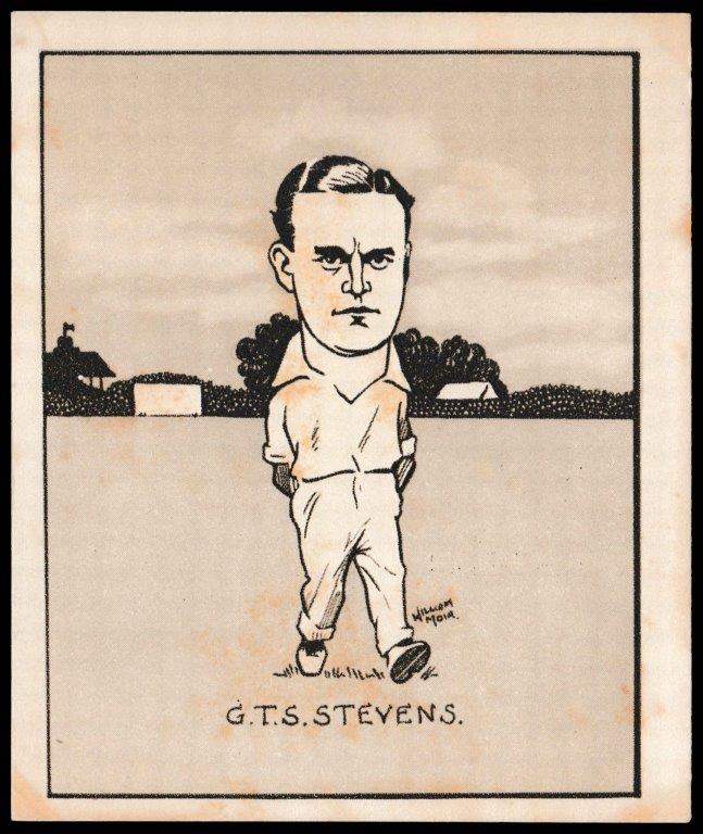 Hill (R&J) - 'Caricatures of Famous Cricketers (L) - Card #43 - Henry Howell (Warwick) Hill (R&J) - 'Caricatures of Famous Cricketers (L) - Card #43 - Henry Howell (Warwick)