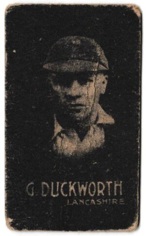 Hoadley Chocolates - 'Cricketers (Brown)' (1933) - G. Duckworth (Lancashire)