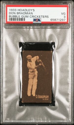 Hoadley Chocolates - 'Cricketers (Brown)' (1933) - D. Bradman (New South Wales) **PSA3**
