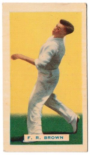 Hoadley Chocolates - 'Empire Games & Test Teams' (1934) - F.R. Brown (Surrey)