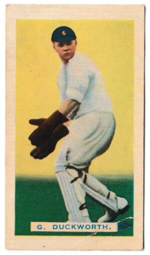 Hoadley Chocolates - 'Empire Games & Test Teams' (1934) - G. Duckworth (Lancashire)