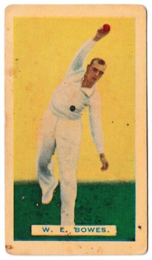 Hoadley Chocolates - 'Empire Games & Test Teams' (1934) - W.E. Bowes (Yorkshire)