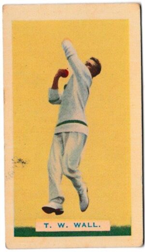 Hoadley Chocolates - 'Empire Games & Test Teams' (1934) - T.M. Wall (South Australia)