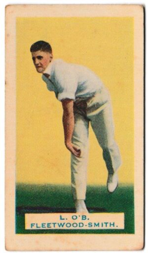 Hoadley Chocolates - 'Empire Games & Test Teams' (1934) - L. O'B. Fleetwood-Smith (Victoria)