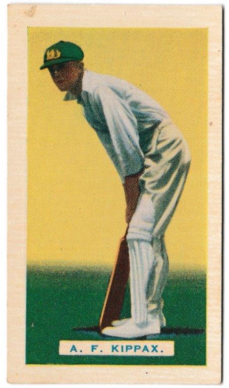 Hoadley Chocolates - 'Empire Games & Test Teams' (1934) - A.F. Kippax (New South Wales) Hoadley Chocolates - 'Empire Games & Test Teams' (1934) - A.F. Kippax (New South Wales)