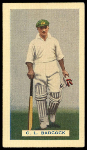 Hoadleys - 'Test Cricketers (40)' (1936) - #2 - C.L. Badcock (South Australia)