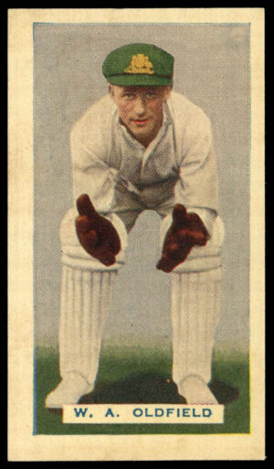 Hoadleys - 'Test Cricketers (40)' (1936) - #6 - W.A. Oldfield (New South Wales)
