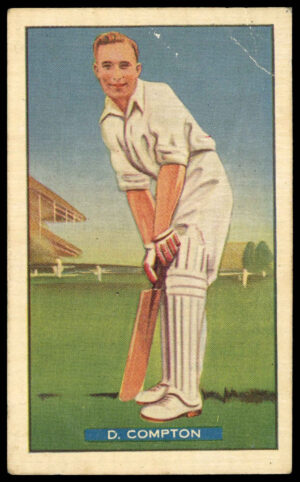 Hoadley Chocolates - 'Test Cricketers' (1938) - Denis Compton (Middlesex) Hoadley Chocolates - 'Test Cricketers' (1938) - Denis Compton (Middlesex)