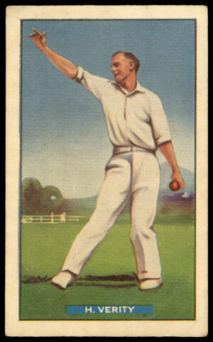 Hoadley Chocolates - 'Test Cricketers' (1938) - H. Verity (Yorkshire)