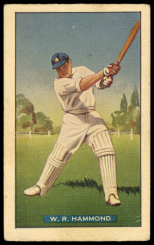 Hoadley Chocolates - 'Test Cricketers' (1938) - W.R. Hammond (Glocs) Hoadley Chocolates - 'Test Cricketers' (1938) - W.R. Hammond (Glocs)