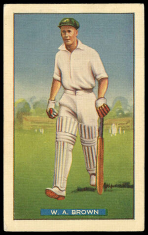 Hoadley Chocolates - 'Test Cricketers' (1938) - W.A. Brown (Queensland) Hoadley Chocolates - 'Test Cricketers' (1938) - W.A. Brown (Queensland)