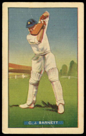 Hoadley Chocolates - 'Test Cricketers' (1938) - C.J. Barnett (Gocs) Hoadley Chocolates - 'Test Cricketers' (1938) - C.J. Barnett (Gocs)