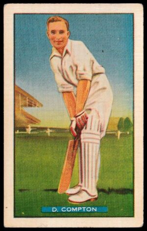 Hoadley Chocolates - 'Test Cricketers ' - Card #12 - Denis Compton (Middlesex) Hoadley Chocolates - 'Test Cricketers ' - Card #12 - Denis Compton (Middlesex)