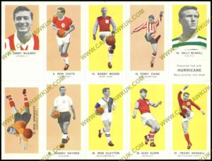 Fleetway - 'Hurricane Footballers (Uncut)' - McIlroy/Yeats/Moore/Paine/McNeill/Springett/Haynes/Clayton/Elder/Wignall (1964)