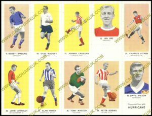 Fleetway - 'Hurricane Footballers (Uncut)' - Tambling/Mackay/Crossan/Ure/Aitken/Connelly/Finney/Macedo/Dobing/Wilson (1964)