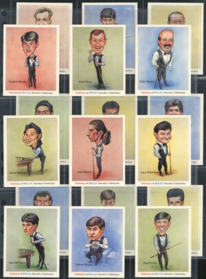 Imperial Tobacco - 'Snooker Celebrities' (1993) - Complete Set