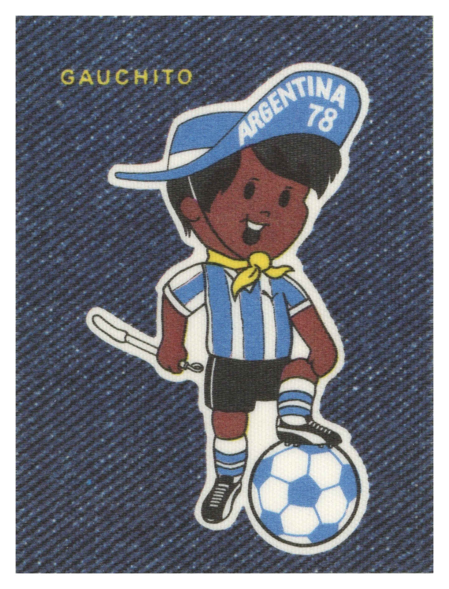 Jeans/Panini - 'Argentina 78' (1978) - Gauchito (Mascot) Jeans/Panini - 'Argentina 78' (1978) - Gauchito (Mascot)