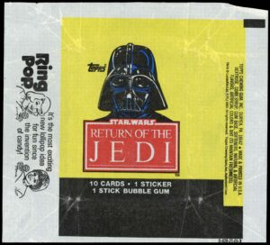 Topps (UK) - 'Star Wars Return of The Jedi Wrapper 1983 Series 1 Variant 1' (1983)