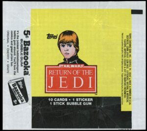 Topps (UK) - 'Star Wars Return of The Jedi Wrapper 1983 Series 1 Variant 2' (1983)
