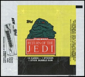 Topps (UK) - 'Star Wars Return of The Jedi Wrapper 1983 Series 1 Variant 3' (1983)