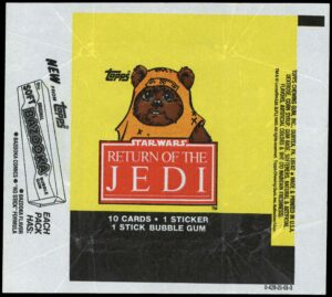 Topps (UK) - 'Star Wars Return of The Jedi Wrapper 1983 Series 1 Variant 4' (1983)