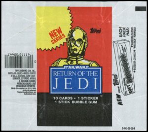 Topps (UK) - 'Star Wars Return of The Jedi Wrapper 1983 Series 2 Variant 2' (1983)