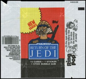 Topps (UK) - 'Star Wars Return of The Jedi Wrapper 1983 Series 2 Variant 3' (1983)