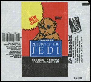 Topps (UK) - 'Star Wars Return of The Jedi Wrapper 1983 Series 2 Variant 4' (1983)