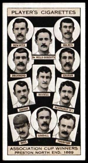 Player (John) - 'Association Cup Winners' - Card #10 - Preston North End 1889