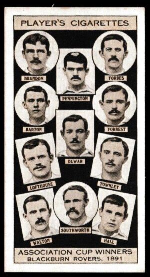 Player (John) - 'Association Cup Winners' - Card #12 - Blackburn Rovers 1891