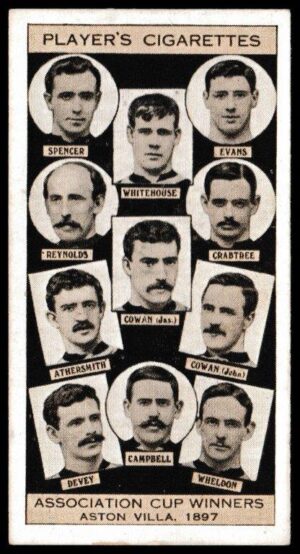 Player (John) - 'Association Cup Winners' - Card #18 - Aston Villa 1897