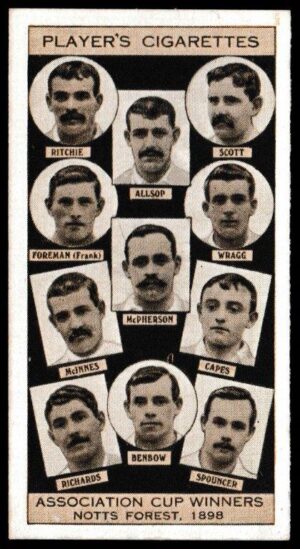 Player (John) - 'Association Cup Winners' - Card #19 - Notts Forest 1898 Player (John) - 'Association Cup Winners' - Card #19 - Notts Forest 1898
