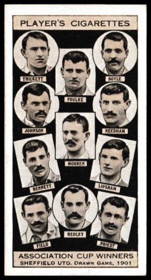 Player (John) - 'Association Cup Winners' - Card #22 - Sheffield United 1901 Drawn Game Player (John) - 'Association Cup Winners' - Card #22 - Sheffield United 1901 Drawn Game